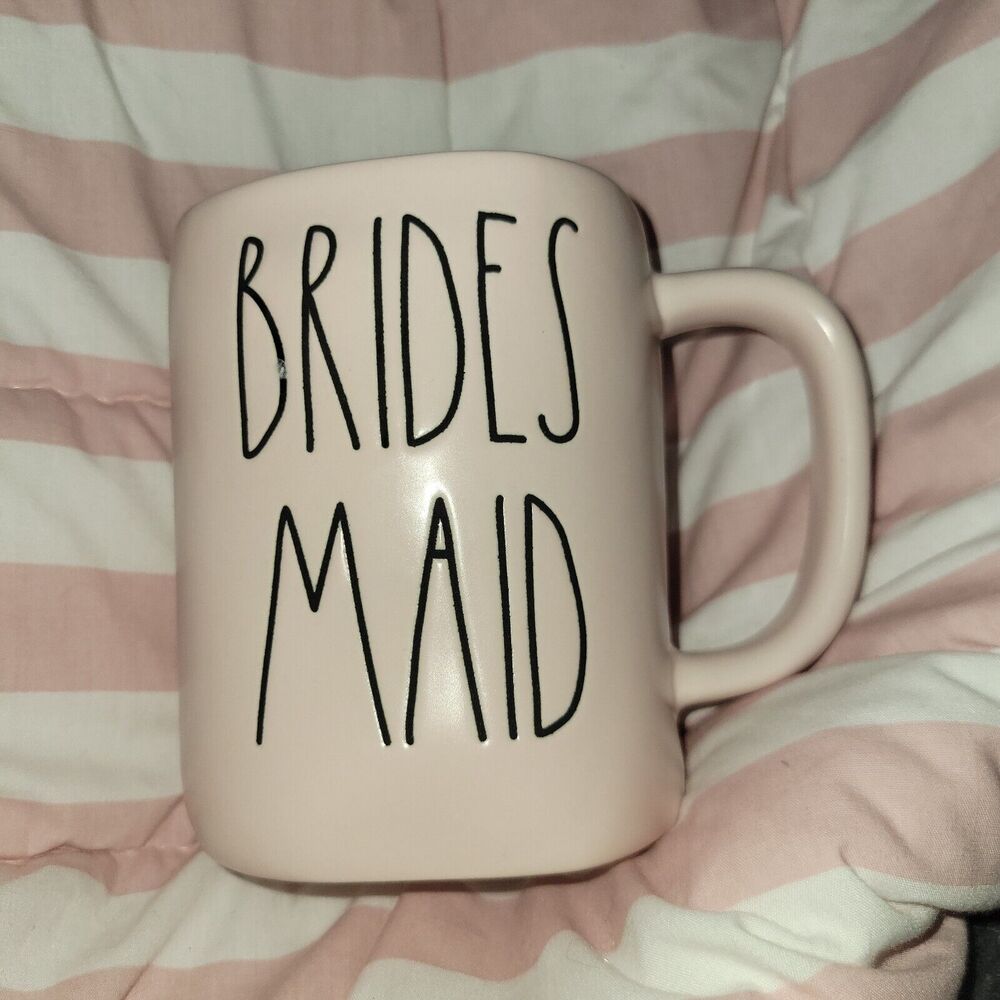 BRIDES MAID RAE DUNN Wedding Light Pink Mug By Magenta